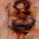 АЛЕШИН СЕРГЕЙ ИВАНОВИЧ,картина "Рея на розовом фоне",1996г.х., м., акрил, 90х70см.