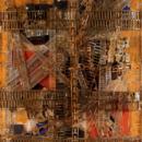 БОРУХ (ШТЕЙНБЕРГ) БОРИС АРКАДЬЕВИЧ,"Америка глазами русских",1969г., оргалит,  металлтемпера, пенопласт,р.90х60с..Cобрание ГРМ.
